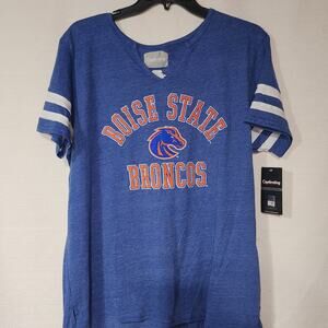 Boise state bronco's women's extra large blue shirt